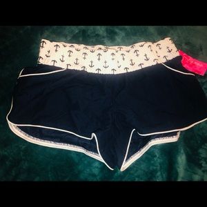 Xhilaration Swim Navy Cover Up Shorts NEW!